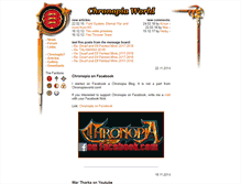 Tablet Screenshot of chronopiaworld.com